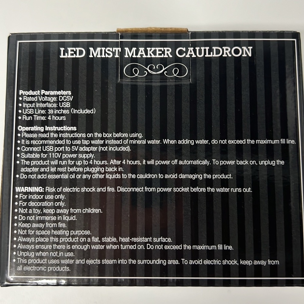 Mist maker Cauldron - Picture 2 of 3